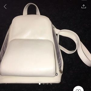 🔺sold🔻White backpack purse